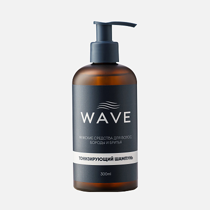 Подарочный набор Wave в тубусе шампунь + гель для бритья